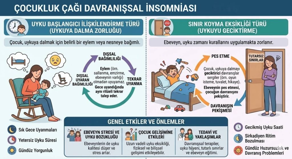 Çocukluk Çağı Davranışsal İnsomniası nedir?