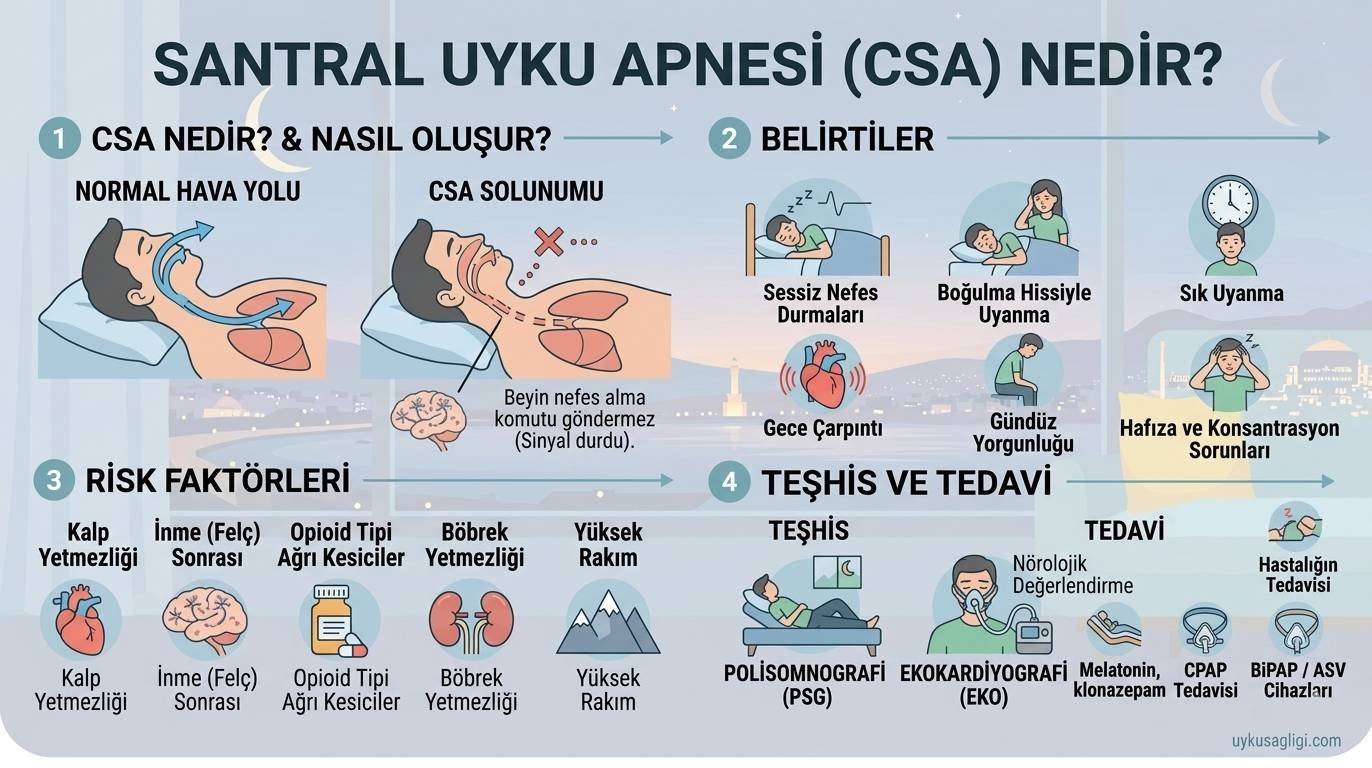Santral Uyku Apnesi (CSA) nedir ve nasıl tedavi edilir?