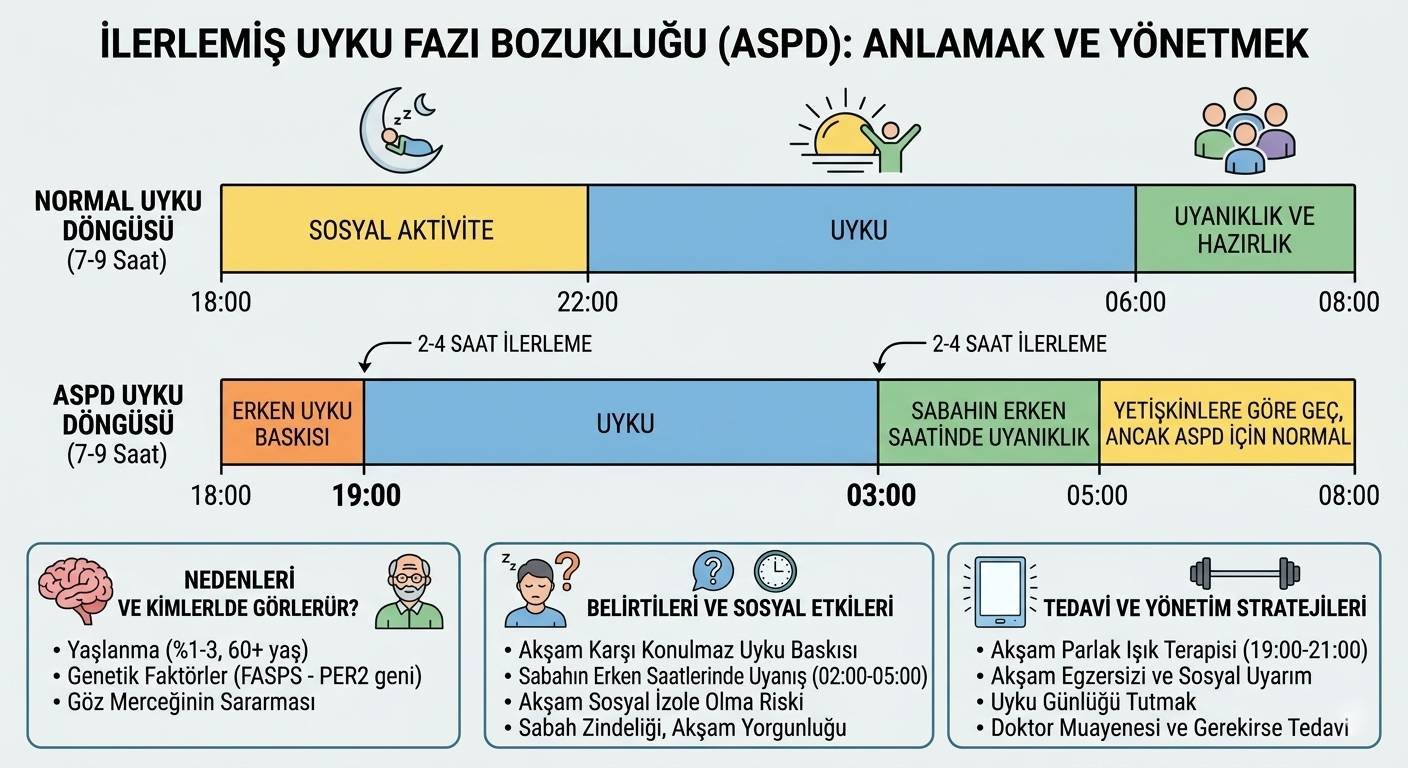 İlerlemiş uyku fazı bozukluğu nedir ve nasıl tedavi edilir?