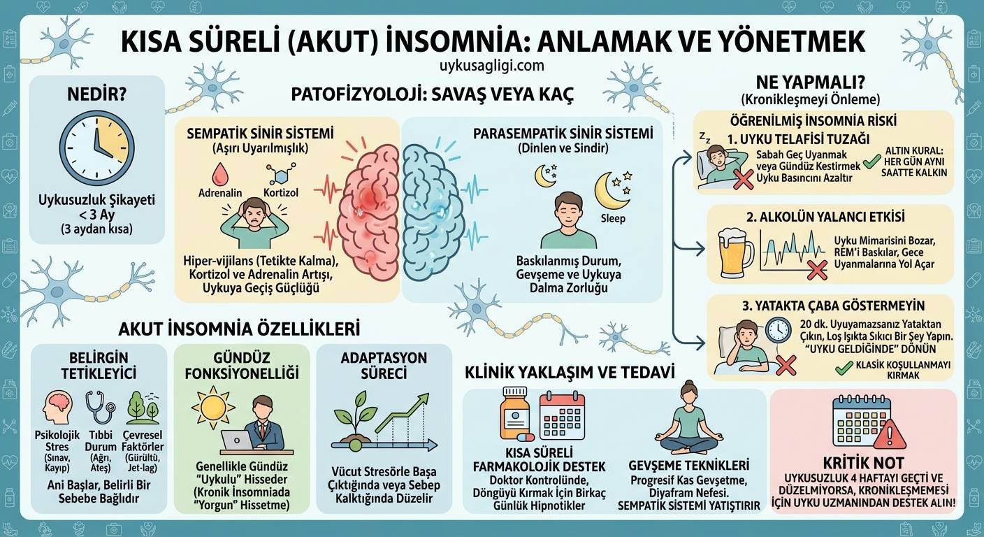 Kısa Süreli (Akut) İnsomnia nedir? Nasıl tedavi edilir?