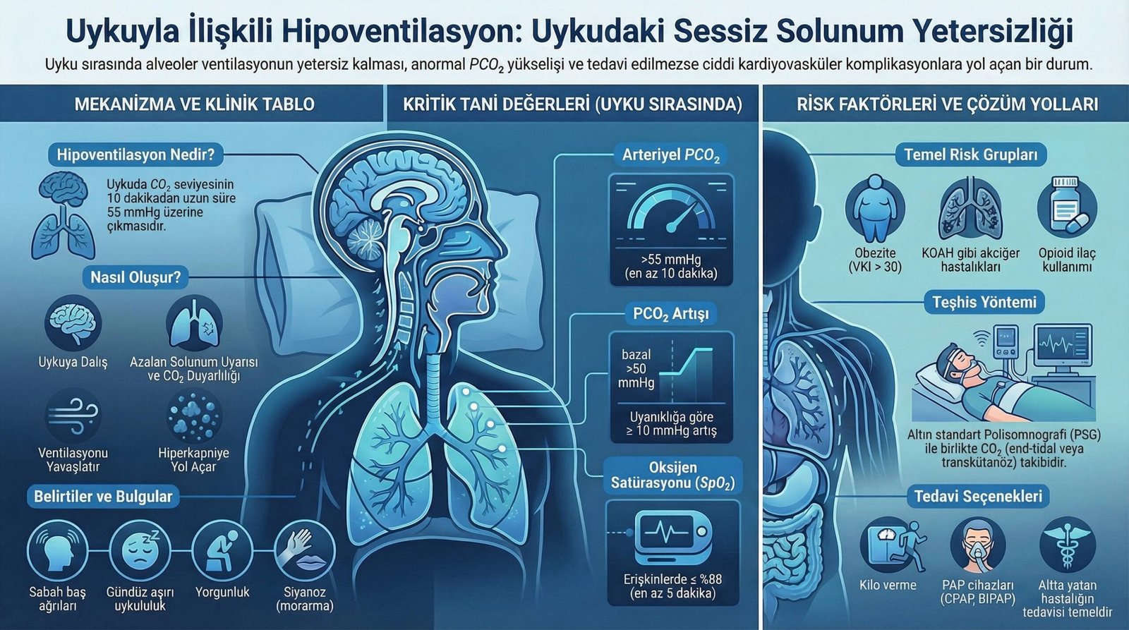 Uykuyla İlişkili Hipoventilasyon nedir? Nasıl tedavi edilir?